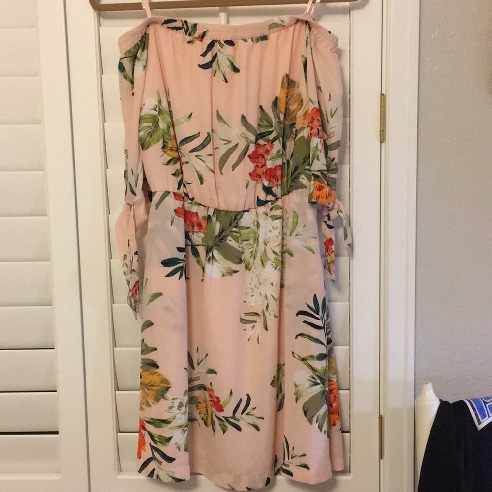New York and company off the shoulder dress